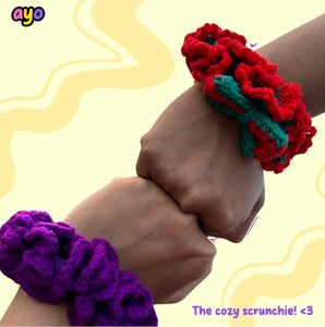 Crochet Scrunchie Set