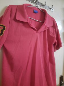 Polo Pink Color Xl Soze Tshirt