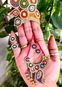 Laddu Gopal Ji Jewellery Set
