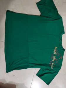 Green Oversize T Shirt Woman