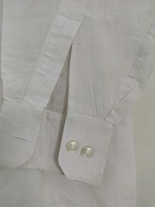 Vintage White Button-Down Shirt