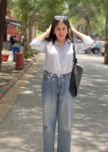Stripped Crop Trendy Shirt