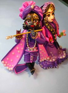 Resin Art Raddha Krishna Idol Showpiece