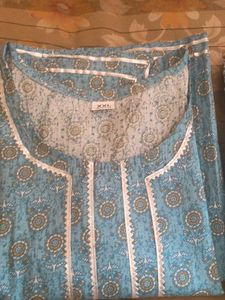 New Cotton Kurti With Pant