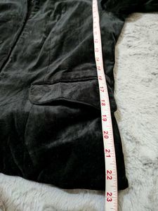 Elegant Black Velvet Jacket