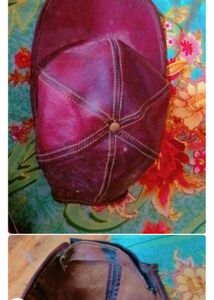 Pure Leather Cap