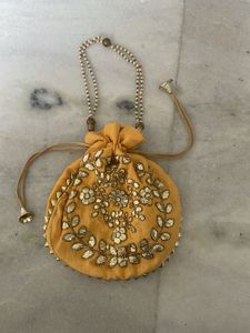 Embroidered Potli Bag