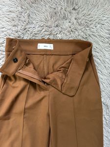 Brown Straight Leg Pants