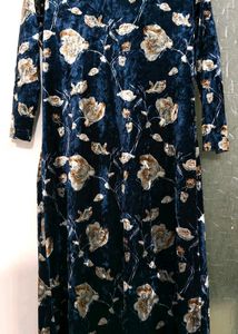 Floral Velvet Dress