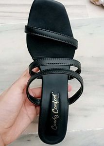Fashionable Women High Heel Black Party Wear