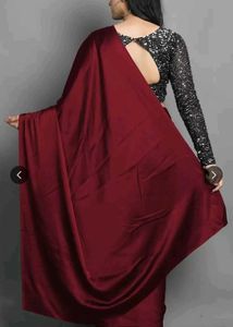 Elegant Maroon Saree