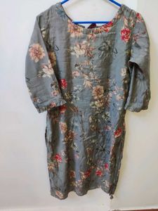 FLORAL MIRROR WORK KURTA SET