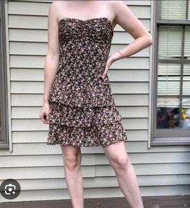 Y2K STRAPLESS MINI DRESS