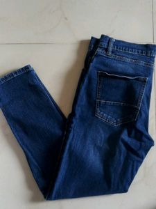 Dark Blue Denim Jeans