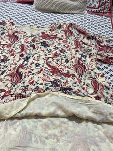 Mustard A-line Kurta