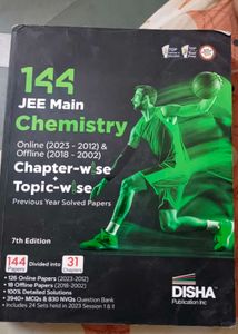 144 Jee Mains Chemistry PYQs