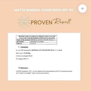Phyto Shield Spf 50 Mineral Matte Sunscreen