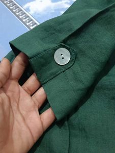 Green Shirt Dress