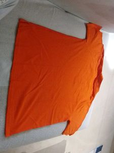 Orange Casual T-Shirt