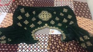 Bottle Green Bridal Lehenga