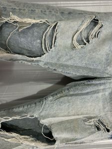 Distressed Acid Wash Jeans