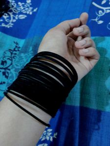 Black Velvet Bangles