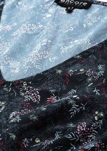 Floral Print V-Neck Dress