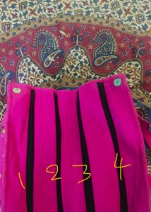Pink Embroidered Tote Bag