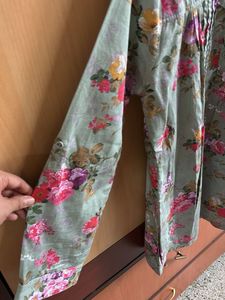 Floral Print Long Sleeve Blouse