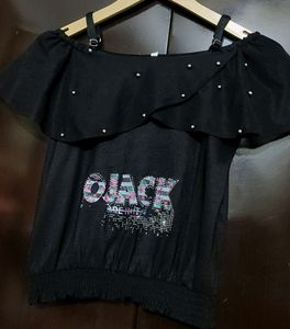 Black Top For 6-8 Year Girl 30 Bust