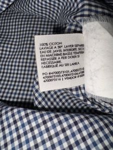Blue Patterned Shirts
