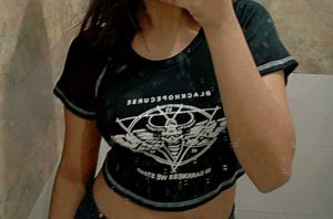 Black Hope Curse Crop Top
