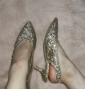 Sparkly Slingback Heels