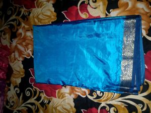 Blue Silk Saree
