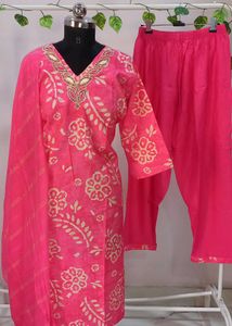 Bright PINK PARTYWEAR SUIT SET 😍 💖