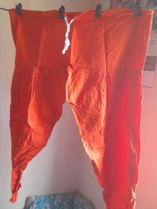Orange Cotton Salwar