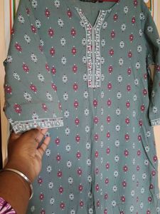 Vintage Print Kurti