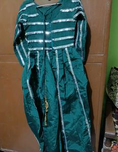 Green Ethnic Gown