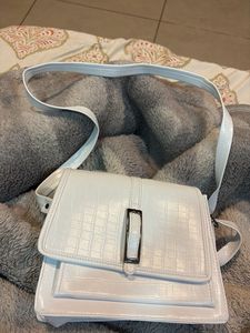 White Sling Bag