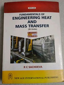 Fundamentals Of Engineering Heat And Mass Transfer Fifth Multi Colour Edition RC Sachdeva