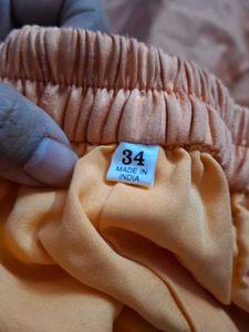 Peach Embroidered Anarkali Dress