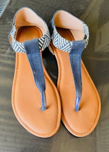 T Strap Flat Sandals