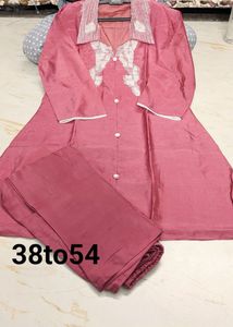 Brand New Pure Silk Coord Set