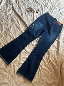 y2k Butterfly Flare Jeans