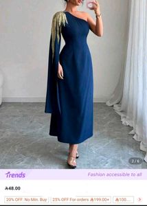 Elegant One-Shoulder Party Dress