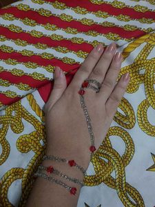 Red Beaded Bracelet