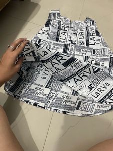 Trending Newspaper Stylish Top