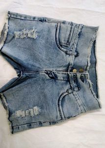 Denim shorts
