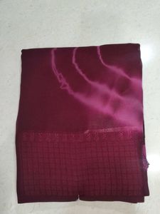 Maroon Tie-Dye Saree
