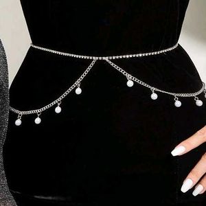Pearl Detail Body Chain